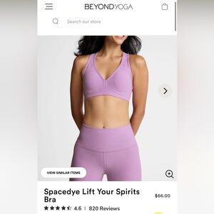 Beyond Yoga Spacedye Lift Your Spirits Bra